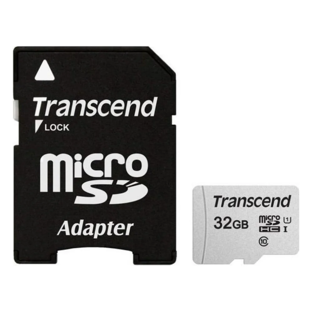 Карта пам'яті Transcend 32GB microSDHC class 10 UHS-I U1 (TS32GUSD300S-A)