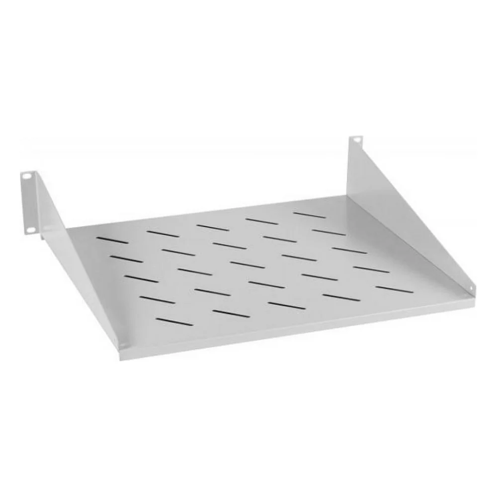 Полка 19" Hypernet 2U глуб. 400мм, цвет серый (CS-400-2U)