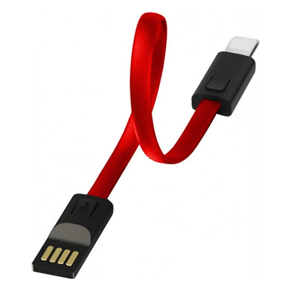 Кабель USB 2.0 AM to Lightning 0.22m red ColorWay (CW-CBUL021-RD)
