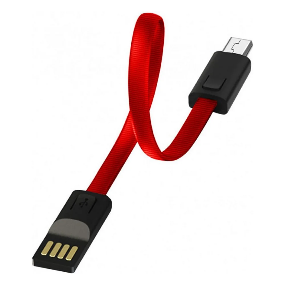 Кабель USB 2.0 AM to Micro 5P 0.22m red ColorWay (CW-CBUM022-RD)