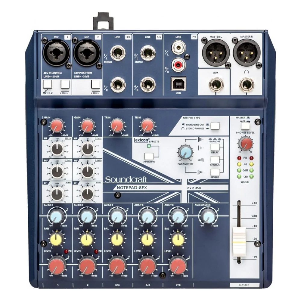 Мікшерний пульт Soundcraft Notepad-8FX