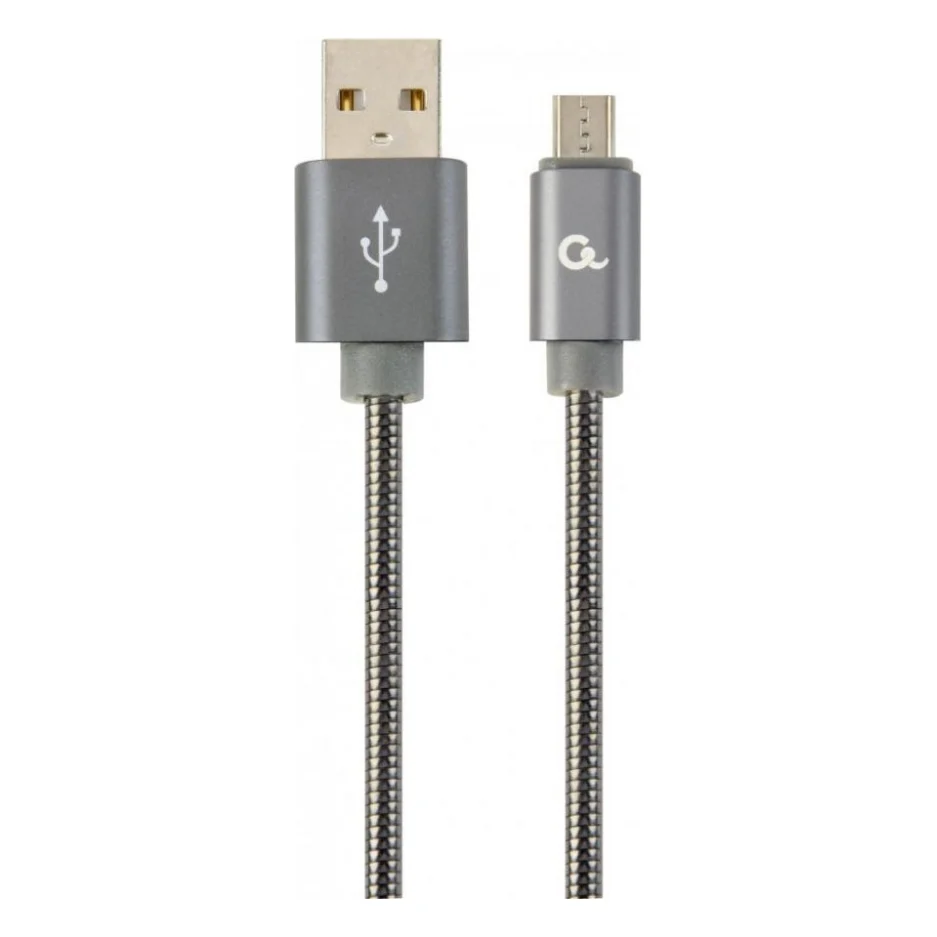 Дата кабель USB 2.0 AM to Micro 5P 2.0m Cablexpert (CC-USB2S-AMmBM-2M-BG)
