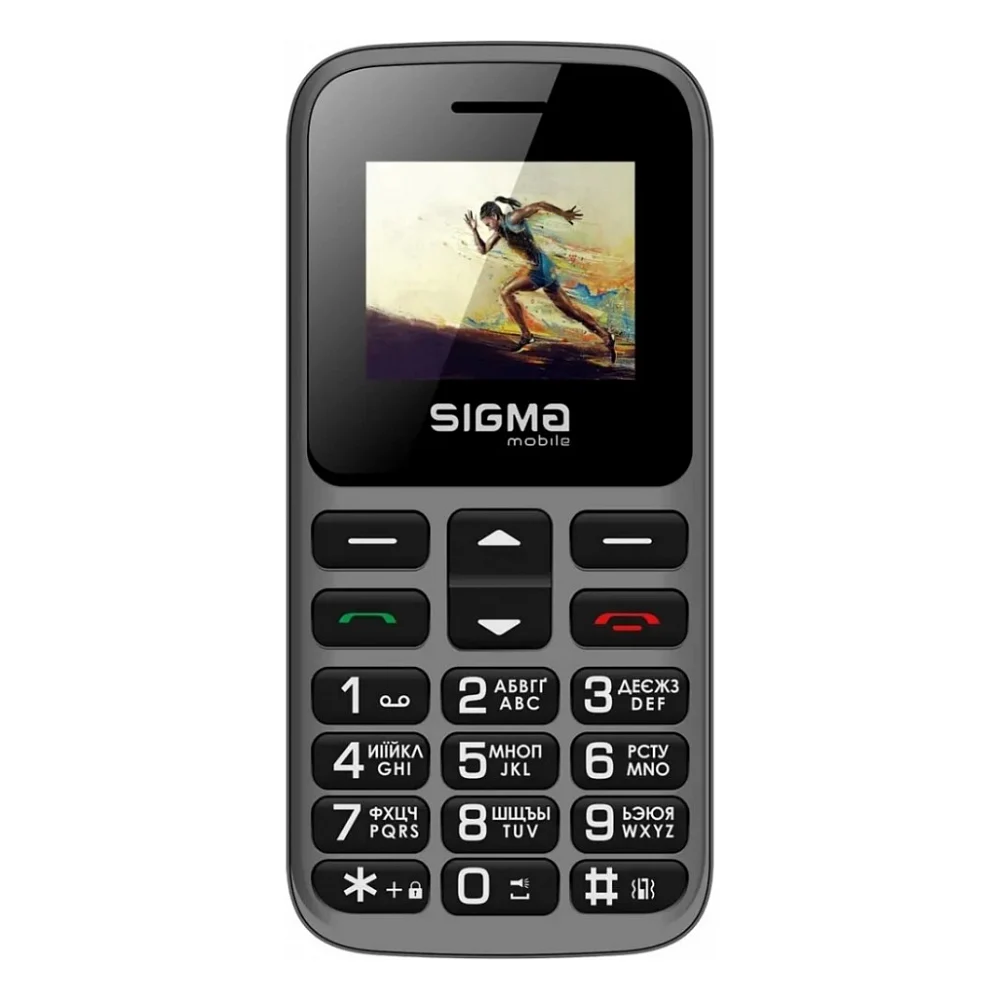Мобільний телефон Sigma Comfort 50 HIT2020 Grey (4827798120927)
