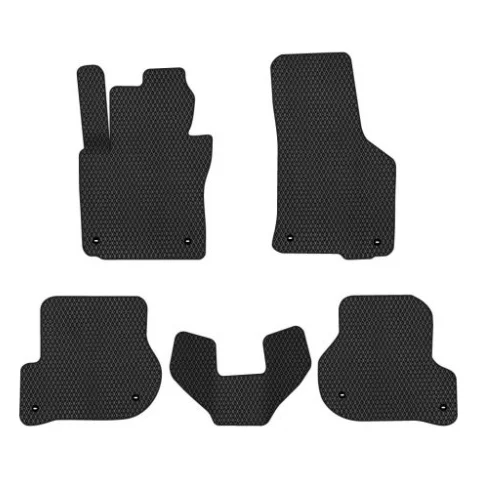 Килимок в салон EVAtech Skoda Octavia A5 (MT, 8 clips) 2004-2013 2 пок (SK12159CV5TL8RBB)