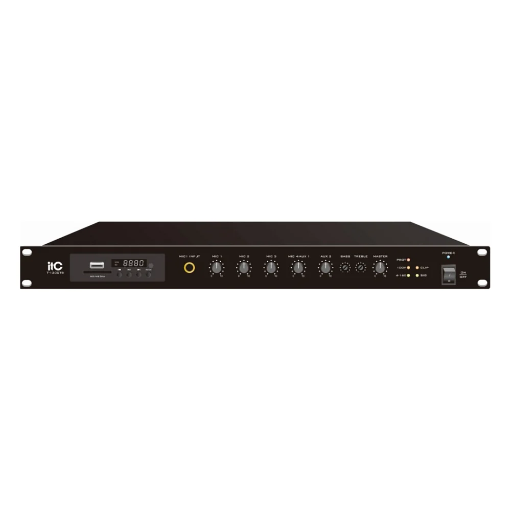 Підсилювач ITC 240 Вт з USB/SD/TUNER (T-240DTB)