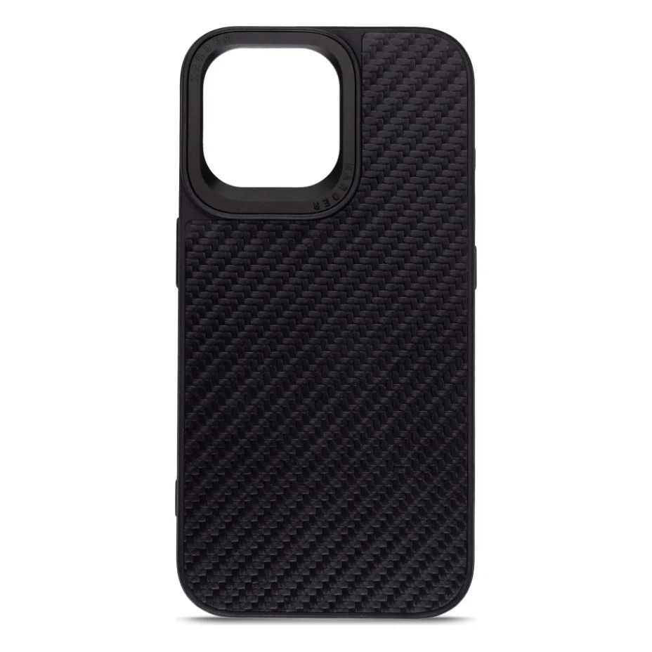 Чохол до мобільного телефона Harder Carbon Pattern Apple iPhone 14 Pro Max Black (ARM76780)
