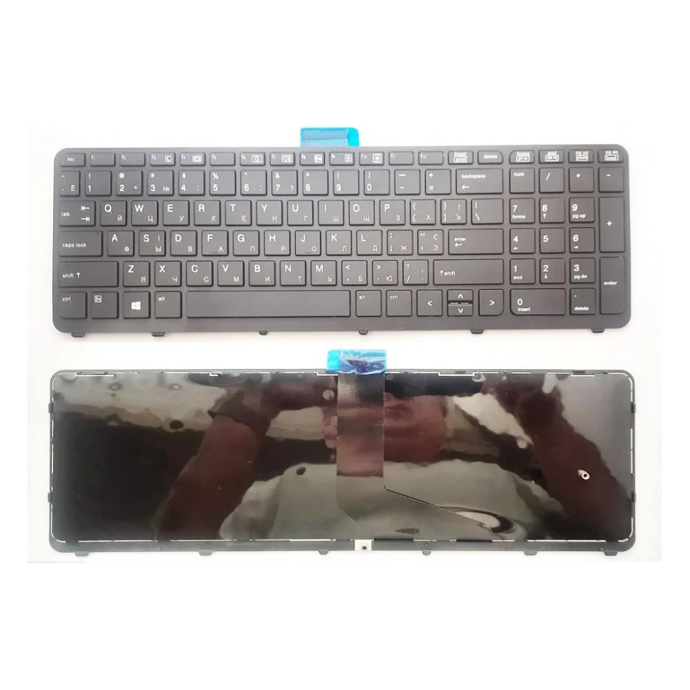 Клавіатура ноутбука HP ZBook 15 G1/G2, 17 G1/G2 черн з черн рамкаUA/RU (A46163)