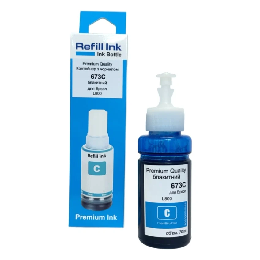 Чорнило Premium Quality Epson 673 70мл Cyan (70264896)