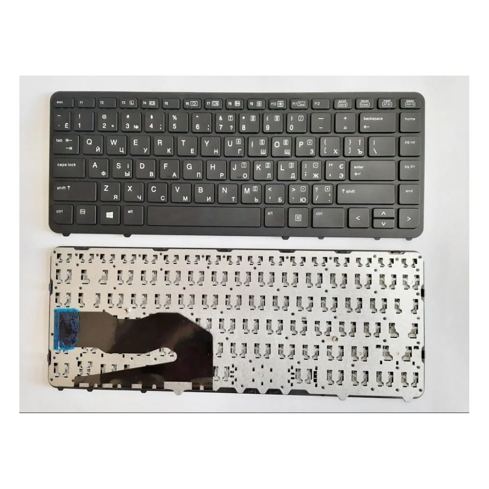 Клавіатура ноутбука HP EliteBook 840 G1/G2, 850 G1/G2 черная с черной UA (A46123)