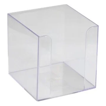 Підставка-куб для листів і паперів Delta by Axent 90x90x90 мм, clear (D4005-27)