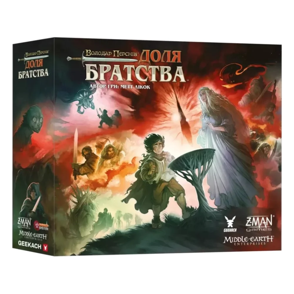 Настільна гра Geekach Games Володар Перснів. Доля братства (The Lord of the Rings: Fate of the Fellowship) (укр.) (GKCH0245)