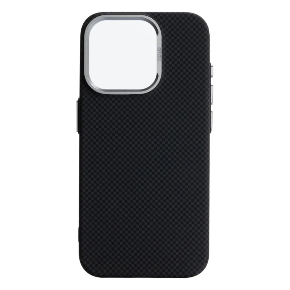 Чохол до мобільного телефона Armorstandart LikeCarbon2 MagCase Apple iPhone 16 Pro Kevlar Black (ARM88381)