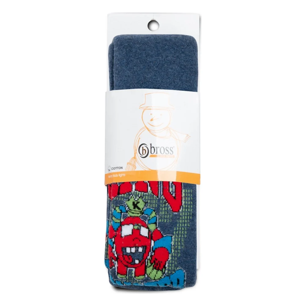 Колготки дитячі Bross махрові (12865-5-blue)