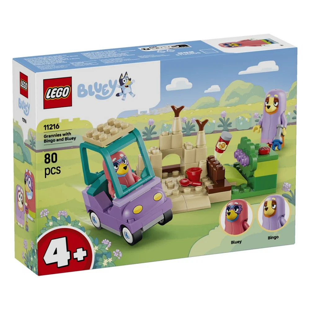 Конструктор LEGO Bluey «Бабусі» з Бінго та Блуї (11216)