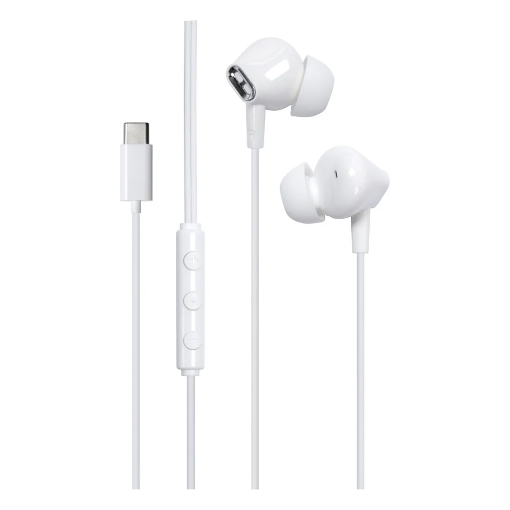 Навушники Vention Echo Lite USB-C In-Ear Wired White (GBBWAV)