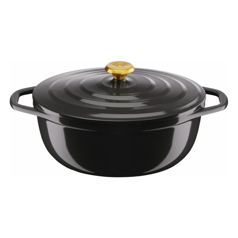 Каструля Tefal Air з кришкою 5.7л чорний (E2558904)