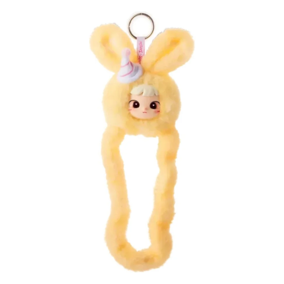 М'яка іграшка Tangle з кільцем Cimmy Fluffy Bunny Lucky (HWTANGLE01S01-YC03)