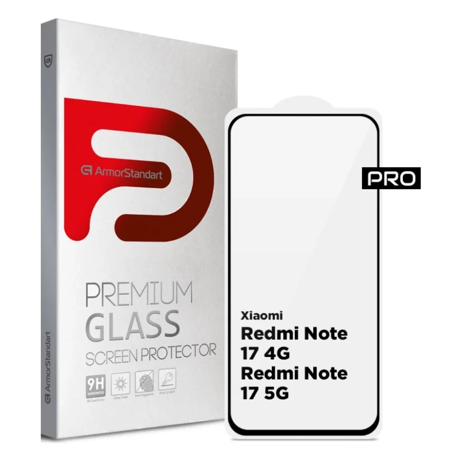 Скло захисне Armorstandart Pro Xiaomi Redmi Note 17 4G / Note 17 5G (ARM92691)