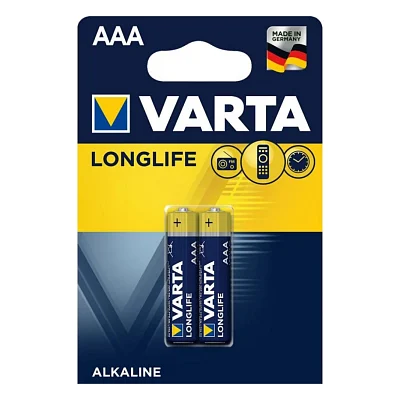 Батарейка Varta AAA Varta Longlife LR03 * 2 (04103101412)