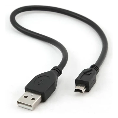 Дата кабель USB 2.0 AM to Mini 5P 0.3m Cablexpert (CCP-USB2-AM5P-1)