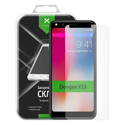 Скло захисне Vinga для Doogee X53 (VTPGS-DX53)