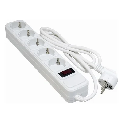 Мережевий фільтр живлення Patron 1.8m (SP-1052W), 5 розеток White (EXT-PN-SP-1052W)