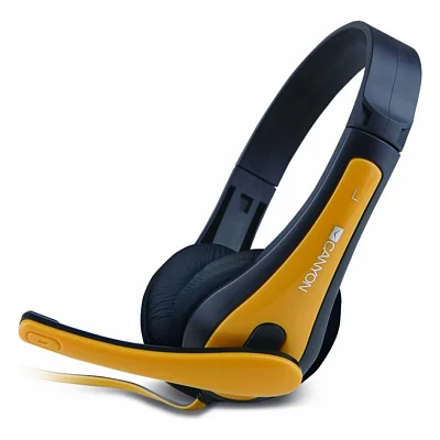 Навушники Canyon CNS-CHSC1 Black/Yellow (CNS-CHSC1BY)