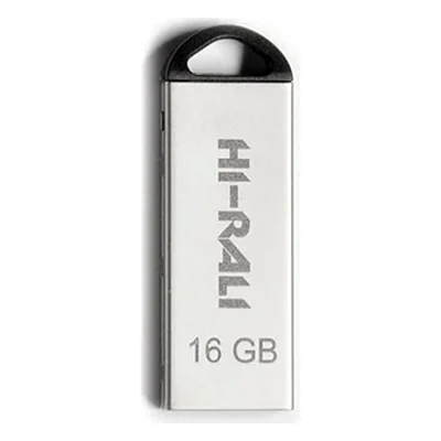 USB флеш накопичувач Hi-Rali 16GB Fit Series Silver USB 2.0 (HI-16GBFITSL)