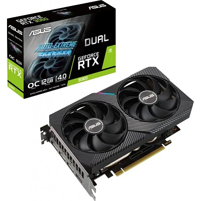 Відеокарта ASUS GeForce RTX 3060 12288Mb DUAL OC V2 (DUAL-RTX3060-O12G-V2) (LHR)
