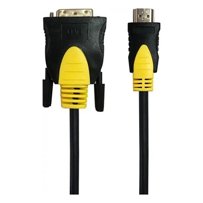 Кабель мультимедійний HDMI to DVI 1.8m 2-side V1.3 19-pin Maxxter (CCBP-HDMI-DVI-1.8)