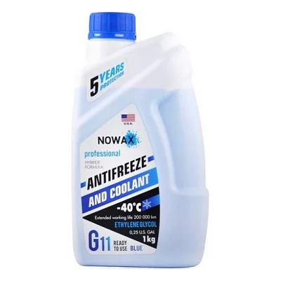 Антифриз NOWAX BLUE G11 1кг (NX01007)