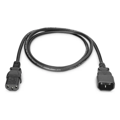 Кабель живлення C13 to C14 1.2m Digitus (AK-440201-012-S)