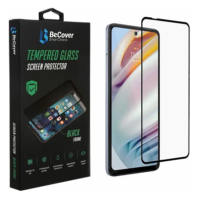 Скло захисне BeCover Motorola Moto G60 Black (706899)