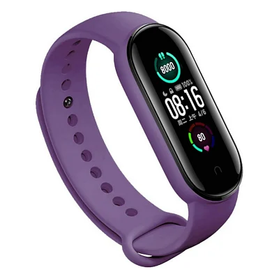 Ремінець до фітнес браслета BeCover Silicone для Xiaomi Mi Smart Band 5 Purple (705070)