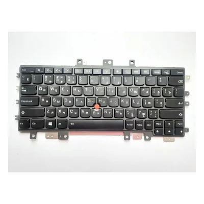 Клавіатура ноутбука Lenovo ThinkPad X1 Helix2 черн с черн с подсв ТП UA (A46202)