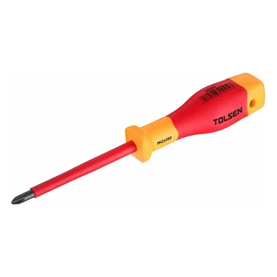 Викрутка Tolsen Premium діелектрична VDE хрестова PZ 1х80 мм (V30601)