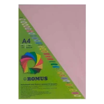 Папір Romus A4 80 г/м2 100sh Pink flamingo (R50591)