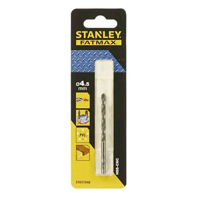 Свердло Stanley по металу Fat Max, HSS-CNC, d=4.5 мм, L=80 x47 мм (STA51048)