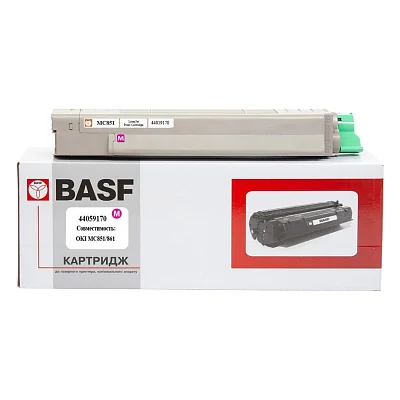 Тонер-картридж BASF OKI MC851/861/ 44059170 Magenta (KT-MC851M)