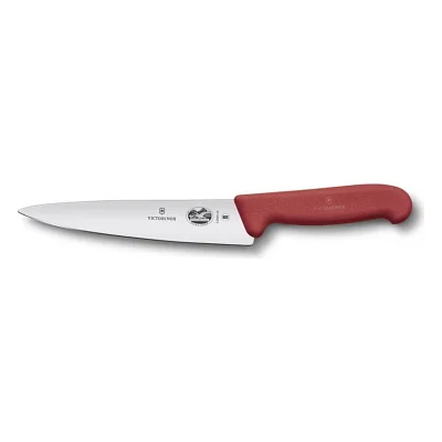 Кухонний ніж Victorinox Fibrox Carving 25 см Red (5.2001.25)