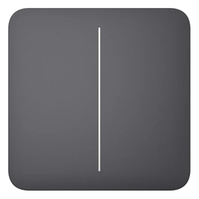 Розумний вимикач Ajax SoloButton 2-gang Graphite (000029820)