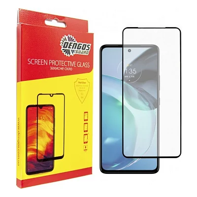 Скло захисне Dengos Full Glue Motorola G72 (black) (TGFG-289)