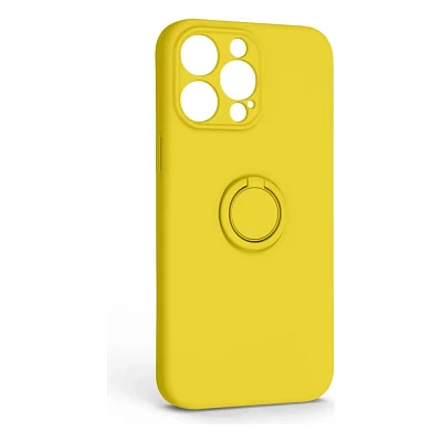Чохол до мобільного телефона Armorstandart Icon Ring Apple iPhone 14 Pro Max Yellow (ARM68722)