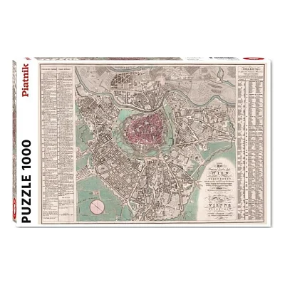 Пазл Piatnik Мапа Відня 1824 року, 1000 елементів (PT-559440)