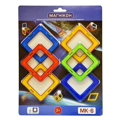 Конструктор Магнікон 6 деталей (МК-6)