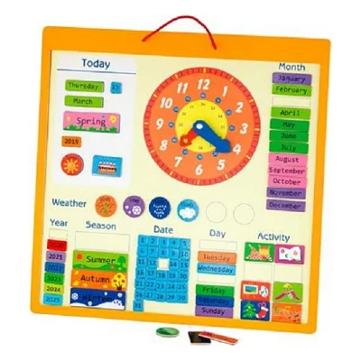 Розвиваюча іграшка Viga Toys Календар магнітний англ. (50377)