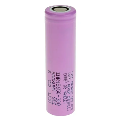 Акумулятор 18650 Li-Ion 3000mAh 3.7V 30A JHY (INR18650-3000)