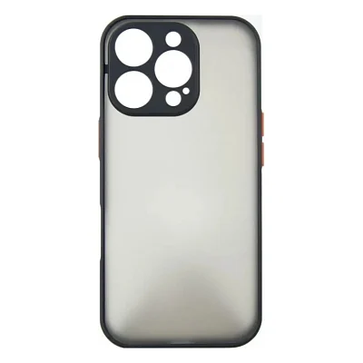 Чохол до мобільного телефона Dengos Matte iPhone 16 Pro (black) (DG-TPU-MATT-150)