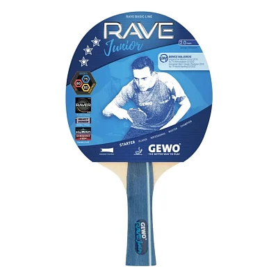 Ракетка для настільного тенісу Gewo Rave Junior FL (10939000011) (931319)