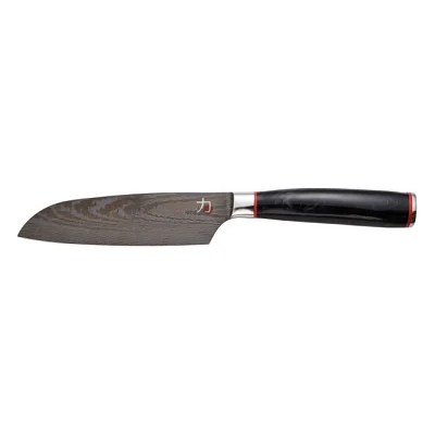 Кухонний ніж MasterPro Tetsu, сантоку, 12.5 см, чорний (BGMP-4129-MBK)